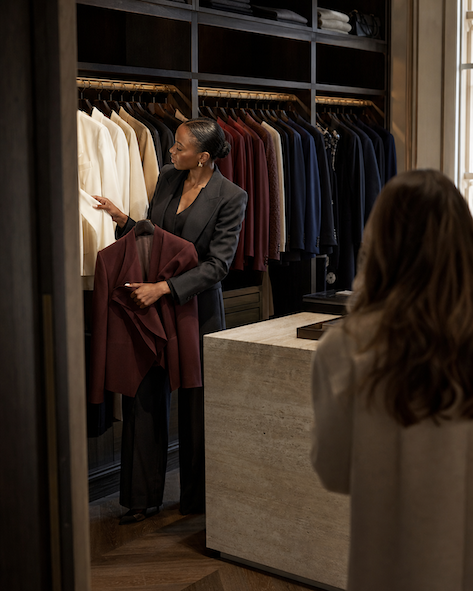 Luxury wardrobe audit and edit in Paris